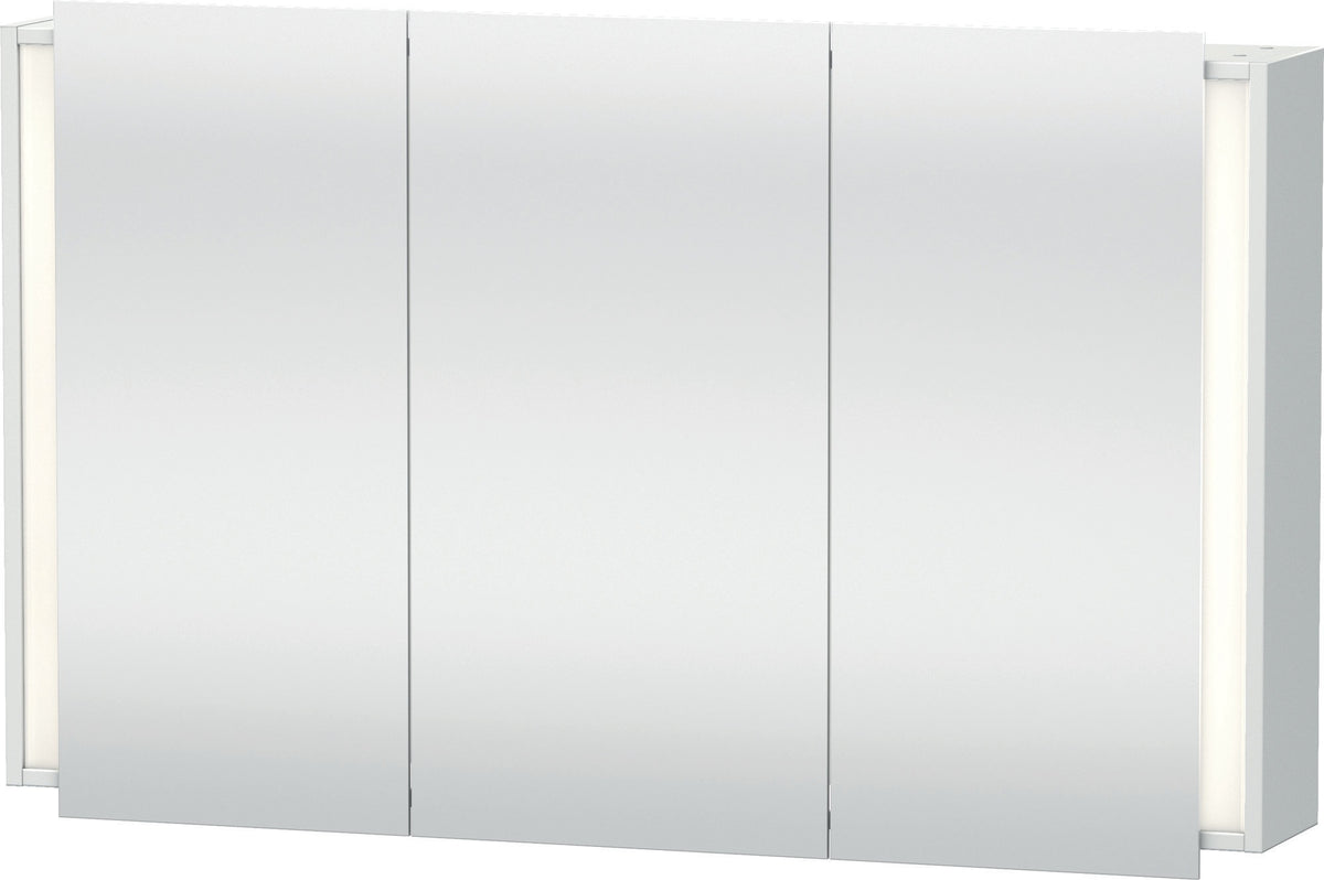 Duravit Ketho Spiegelschrank 1200 mm weiß hochglanz, 3 Türen, LED-Beleuchtung, Sensorschalter