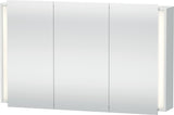 Duravit Ketho Spiegelschrank 1200 mm weiß hochglanz, 3 Türen, LED-Beleuchtung, Sensorschalter