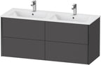 graphit matt / Spanplatte / 4Schubk.,schwarz matt/graphit