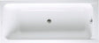 DURAVIT D-Code Badewanne 1700x750 mm Einbau, Mittelablauf, 1 Rückenschräge, Weiß