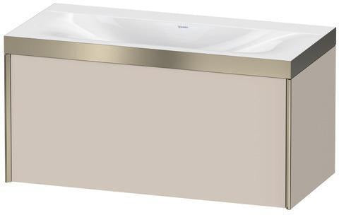 Duravit XVIU Möbelwaschtischset 1000x480mm mit Unterbau, Auszug & Viu Keramik