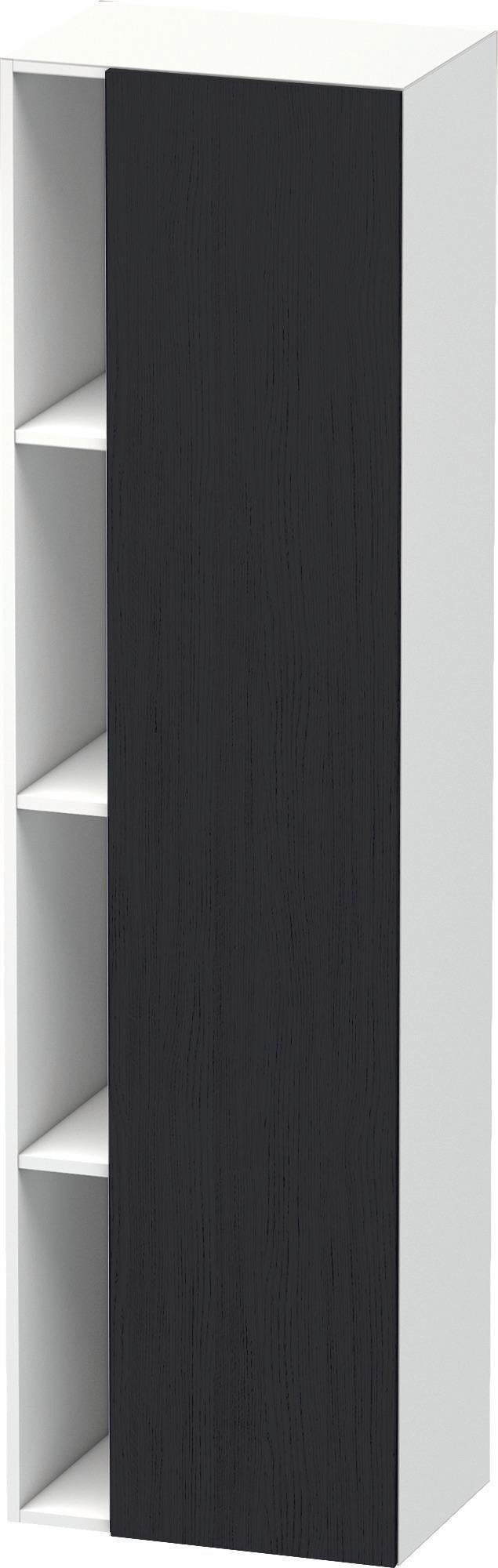 DURAVIT DuraStyle Hochschrank 360x500x1800mm, 1 Tür links, weiß matt – Wandhängend mit Soft-Close