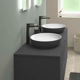 DURAVIT Sivida Aufsatzwaschtisch 400 mm rund DuroCast Plus ohne Überlauf