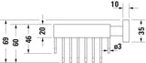 DURAVIT Karree Seifenschale aus Messing in Chrom – 120 x 140 x 65 mm, wandmontiert