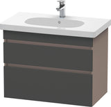 DURAVIT DuraStyle Waschtischunterbau 800 mm wandhängend, 2 Schubkästen, weiß matt – mit Soft-Close