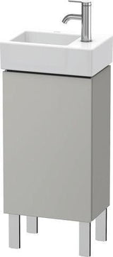 Duravit L-Cube Waschtischunterbau 582x364x241mm betongrau matt, Anschlag links, 1 Tür