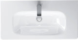 Duravit DuraStyle Möbelwaschtisch 785 mm mit Überlauf, 1 Hahnloch, WonderGliss, weiß