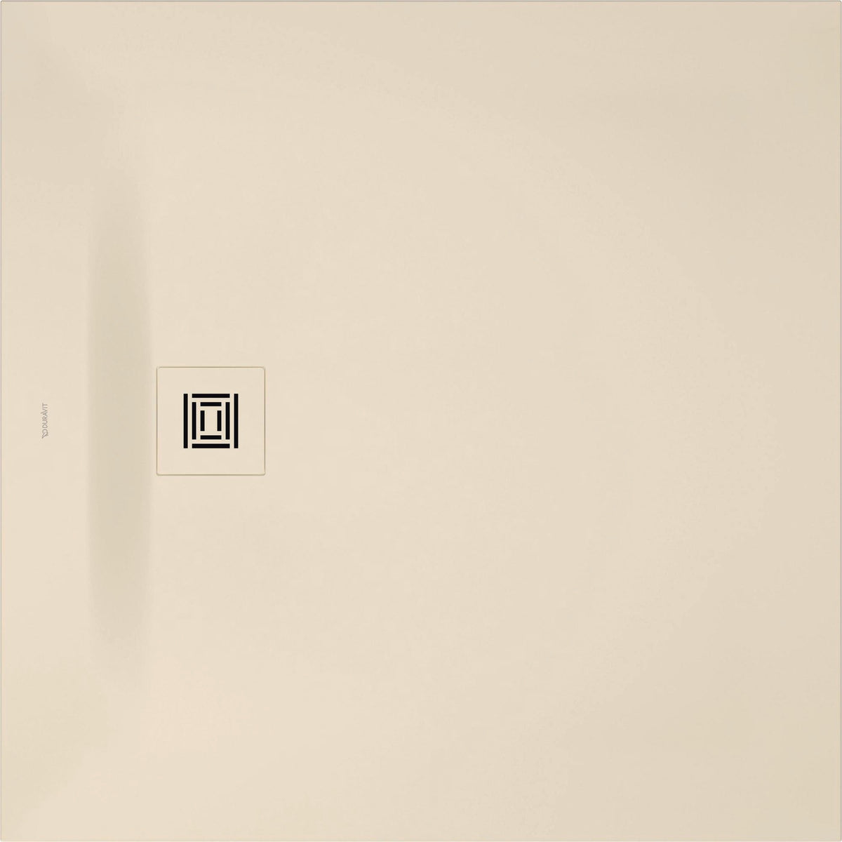 DURAVIT Sustano Duschwanne 800x800x30 Mineralguss Cream Matt – Quadratisch, Bodenbündig
