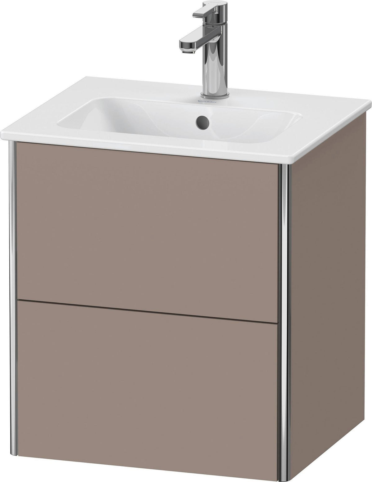 Duravit XSquare Waschtischunterbau wandhängend, 2 Schubkästen, Weiß Matt