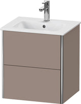 Duravit XSquare Waschtischunterbau wandhängend, 2 Schubkästen, Weiß Matt