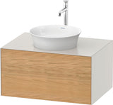 DURAVIT White Tulip Waschtischunterbau 800 mm, 1 Auszug, LED-Beleuchtung, anthrazit