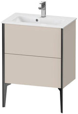 Duravit Waschtischunterbau XVIU 610x834x390mm 2 Auszüge Compact s-matt