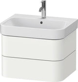 Duravit Waschtischunterbau Happy D.2 Plus 625 mm taupe supermatt mit Tip-On-Technik