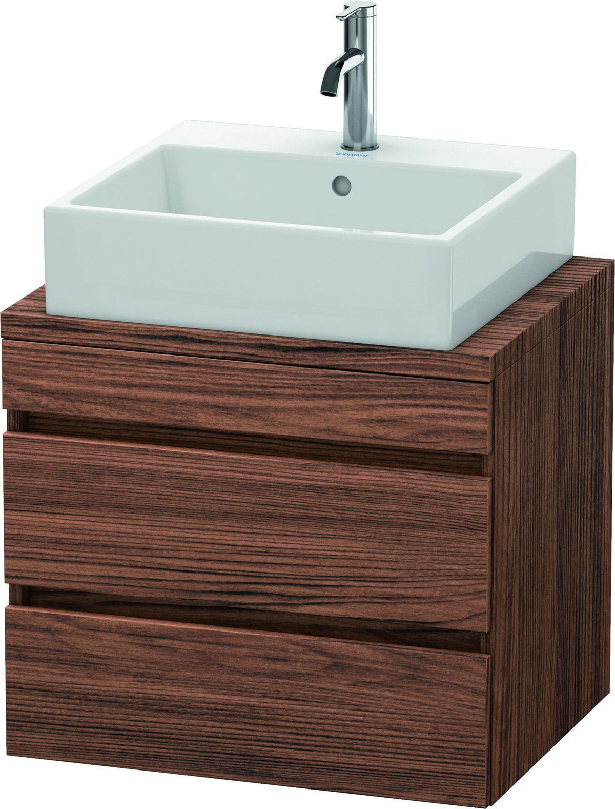 DURAVIT DuraStyle Konsolenunterschrank 600 mm betongrau matt mit 2 Schubkästen und Soft-Close