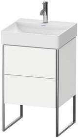 Duravit XSquare Waschtischunterbau 731x484x460 mm, 2 Auszüge, weiß matt, bodenstehend