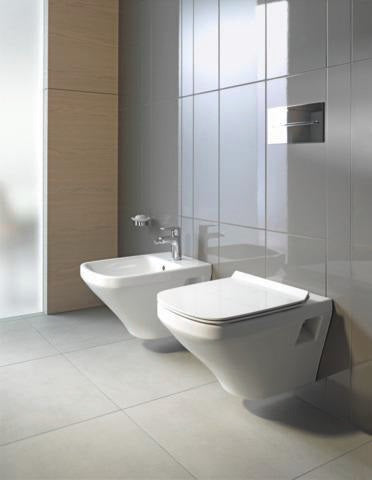 DURAVIT DuraStyle Wand-Bidet 540 mm mit Überlauf, 1 Hahnloch & WonderGliss in Weiß