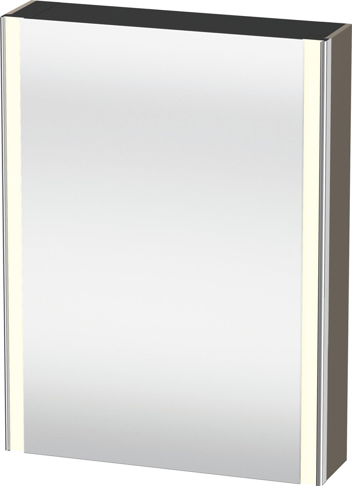 DURAVIT Spiegelschrank XSquare XS7111 Graphit 155x600x800mm mit LED-Beleuchtung und Soft-Close