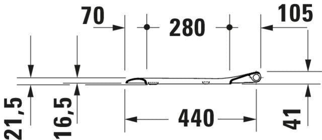 DURAVIT WC-Sitz Universal Weiß Hochglanz mit Absenkautomatik und abnehmbarer Sitzgarnitur 375x455x42 mm