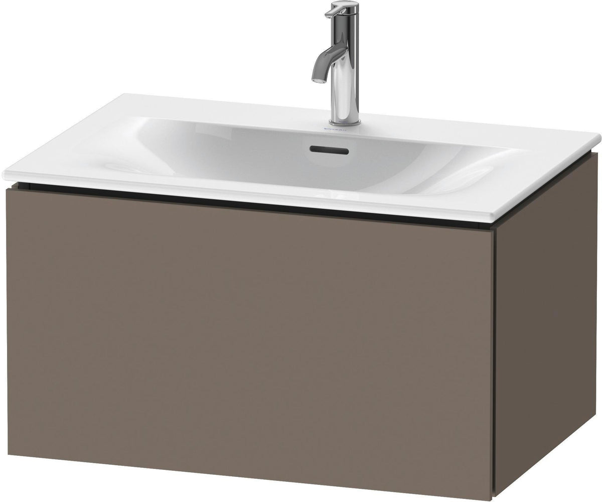 Duravit L-Cube Waschtischunterbau wandhängend 720 mm weiß matt mit 1 Auszug und Tip-On-Technik