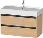 eiche natur / 2 Schubkästen / Waschtischunterbau