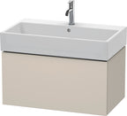 flannel grey seidenmatt / Mitteldichte Faserplatte (MDF) / 1 Auszug
