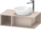 taupe / 800 mm / Waschtischkonsole