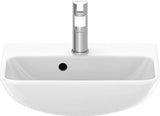 DURAVIT ME by Starck Handwaschbecken 450 mm mit Überlauf, 1 Hahnloch, weiß seidenmatt