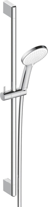 DURAVIT Brauseset 700 mm mit Handbrause 3-Jet Soft Rain, Brausestange & Schlauch 1600 mm, Chrom