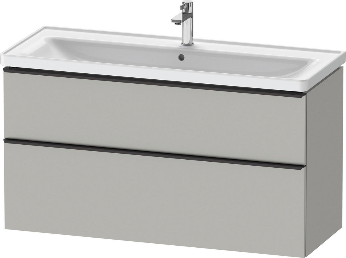 DURAVIT D-Neo Waschtischunterbau 1184 mm Eiche Schwarz mit Bronze Griff