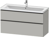 DURAVIT D-Neo Waschtischunterbau 1184 mm Eiche Schwarz mit Bronze Griff