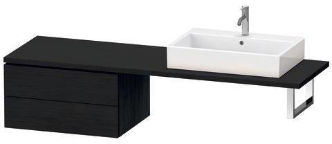 Duravit L-Cube Unterschrank 720 mm taupe supermatt mit 2 Schubkästen und Einrichtungssystem