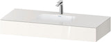 DURAVIT Qatego Einbauwaschtisch mit Konsole 800x550mm Weiß Hochglanz – Studio F. A. Porsche