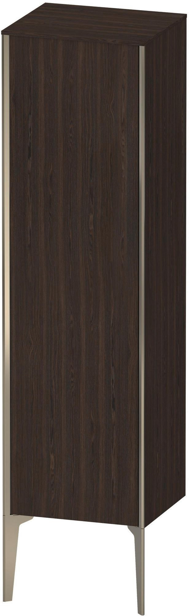 Duravit XViu Halbhochschrank 1330 mm Nussbaum gebürstet mit Tip-on Technik und Soft-Close