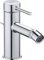 DURAVIT Circle Einhebel-Bidetmischer Chrom – Keramikmischsystem, 128 mm Ausladung