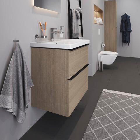 Duravit D-Neo Einhebel-Waschtischmischer mit FreshStart, Zugstange & Chrom – 109 mm Ausladung