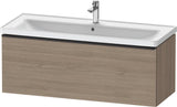 Duravit D-Neo Waschtischunterbau 1184 mm Eiche Terra Matt mit Auszug und Bronze-Griff