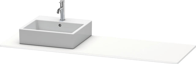 Duravit XSquare Konsole 1600x550x16mm Weiß Super Matt – Waschtischplatte mit Ausschnitt
