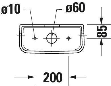 DURAVIT Duravit No.1 Spülkasten Weiß 6/3 L Dual Flush Anschluss links/rechts