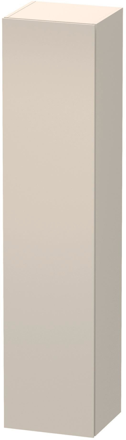 Duravit Hochschrank L-Cube 363x400x1760mm 1 Tür rechts, Leinen – Wandhängend, Soft-Close