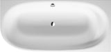 DURAVIT Cape Cod Badewanne 1900x900 mm Eckwanne rechts Weiß Matt mit Fußgestell & Verkleidung