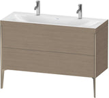 DURAVIT XViu c-bonded Waschtischunterbauset 1200 mm Eiche mit 2 Auszügen