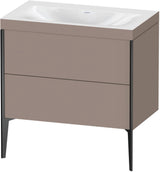 DURAVIT XViu c-bonded Waschtischset 800 mm mit 2 Auszügen, bodenstehend, Soft-Close