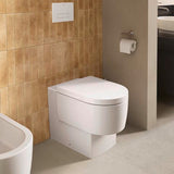 DURAVIT Balcoon WC-Sitz mit Absenkautomatik und Edelstahl-Scharnieren, Weiß Glänzend