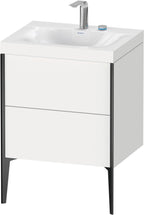 WTU XViu/Viu, 2 Ausz, 610x600x480mm 2 HL, schwarz m/weiß matt, Rahmen 18
