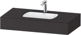 DURAVIT Qatego Einbauwaschtisch mit Konsole 800x550mm Weiß Hochglanz – Studio F. A. Porsche