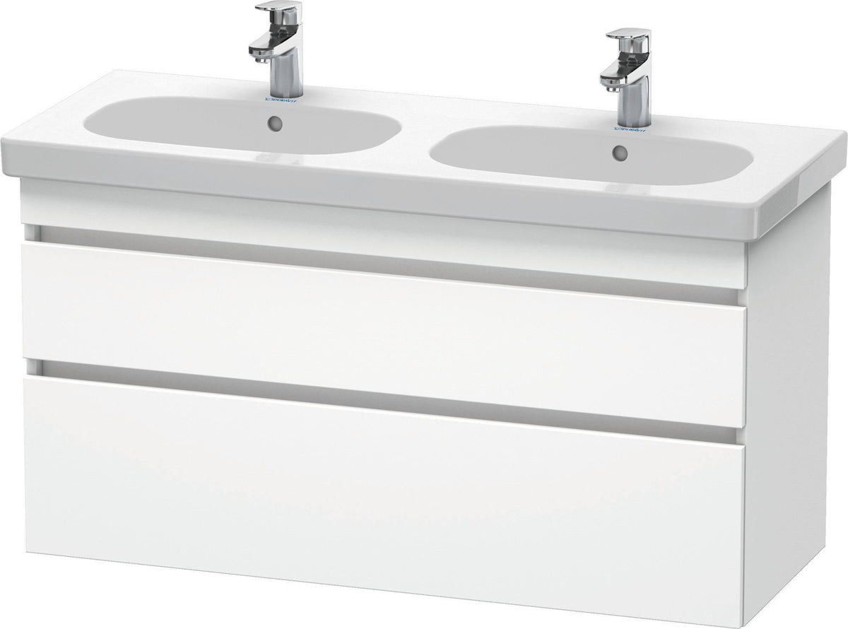 Duravit DuraStyle Waschtischunterbau 1150 mm, 2 Schubkästen, weiß matt – wandhängend