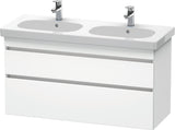 Duravit DuraStyle Waschtischunterbau 1150 mm, 2 Schubkästen, weiß matt – wandhängend