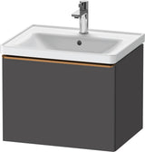 DURAVIT D-Neo Waschtischunterbau 584 mm betongrau matt mit 1 Auszug und Soft-Close