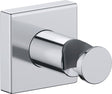 Duravit Brausehalter 55x102 mm Rosette Eckig Chrom – Wandhalterung mit verdeckter Befestigung