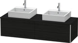 Duravit XSquare Waschtischunterbau 1600 mm betongrau matt, 4 Schubkästen, wandhängend